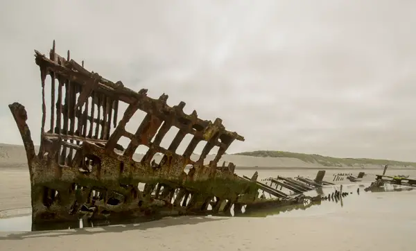 The Peter Iredale abandoned ships around the world located in Oregon.