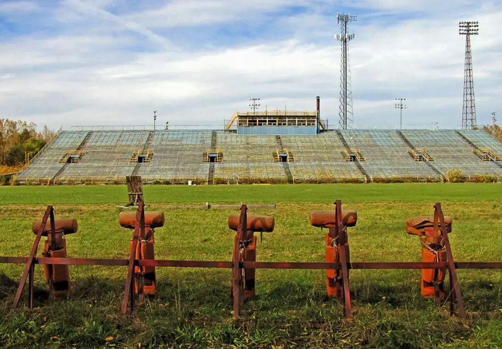 abandoned stadium in Indiana